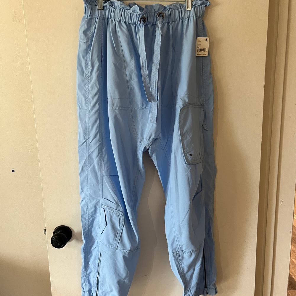 FP Movement by Free People Light Blue Cargo Joggers